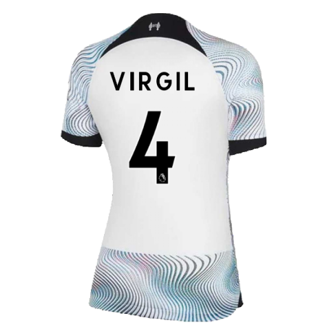 2022-2023 Liverpool Away Shirt (Ladies) (VIRGIL 4)