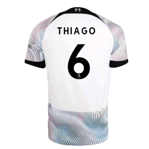 2022-2023 Liverpool Away Vapor Player Issue Shirt (THIAGO 6)