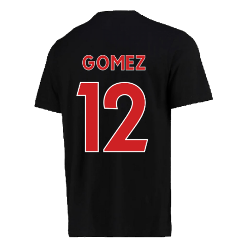 2022-2023 Liverpool Graphic Tee (Black) (GOMEZ 12)