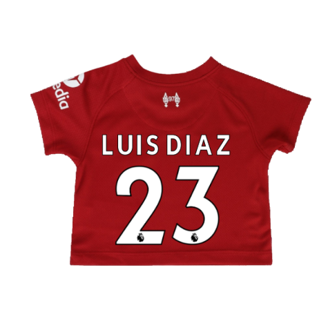 2022-2023 Liverpool Home Baby Kit (LUIS DIAZ 23)