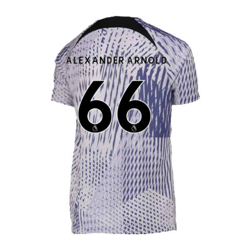 2022-2023 Liverpool Pre-Match Training Shirt (Pure Violet) - Kids (ALEXANDER ARNOLD 66)