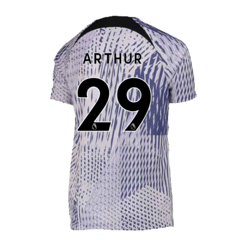 2022-2023 Liverpool Pre-Match Training Shirt (Pure Violet) - Kids (ARTHUR 29)