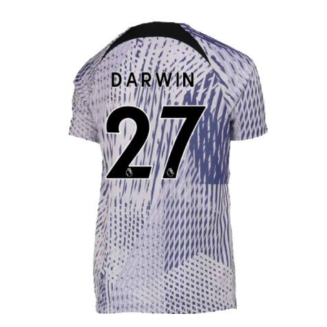 2022-2023 Liverpool Pre-Match Training Shirt (Pure Violet) - Kids (DARWIN 27)