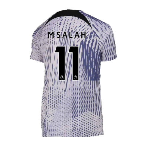 2022-2023 Liverpool Pre-Match Training Shirt (Pure Violet) - Kids (M SALAH 11)