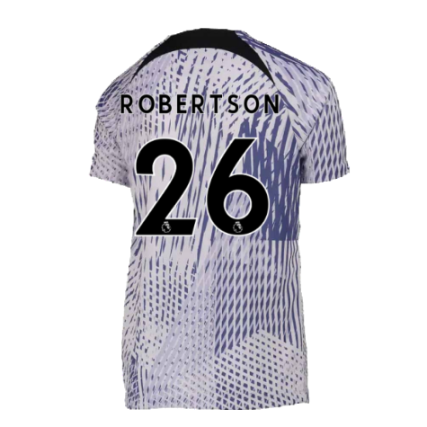 2022-2023 Liverpool Pre-Match Training Shirt (Pure Violet) - Kids (ROBERTSON 26)