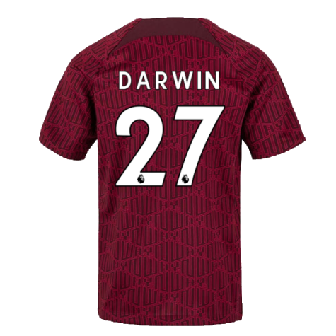 2022-2023 Liverpool Pre-Match Training Shirt (Red) - Kids (DARWIN 27)