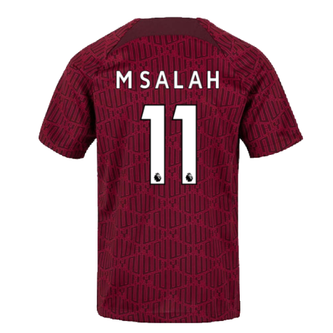 2022-2023 Liverpool Pre-Match Training Shirt (Red) - Kids (M SALAH 11)