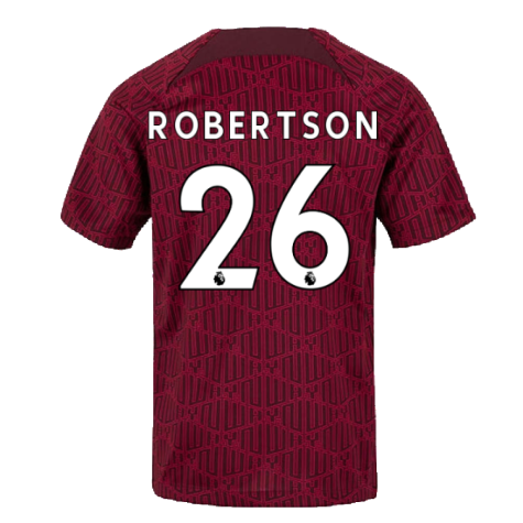 2022-2023 Liverpool Pre-Match Training Shirt (Red) - Kids (ROBERTSON 26)