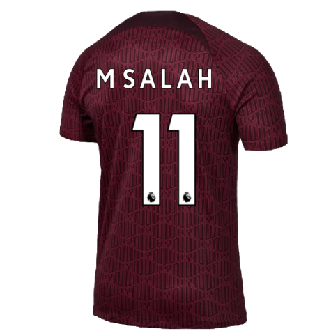 2022-2023 Liverpool Pre-Match Training Shirt (Red) (M SALAH 11)