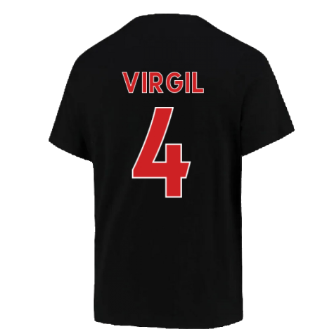 2022-2023 Liverpool Swoosh Tee (Black) (VIRGIL 4)