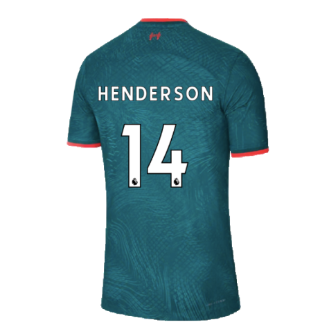 2022-2023 Liverpool Third Match DFADV Vapor Shirt (HENDERSON 14)