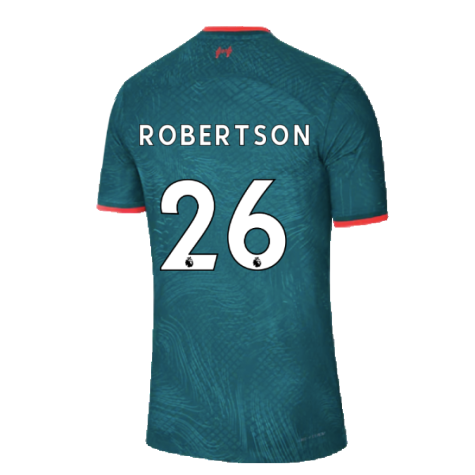 2022-2023 Liverpool Third Match DFADV Vapor Shirt (ROBERTSON 26)