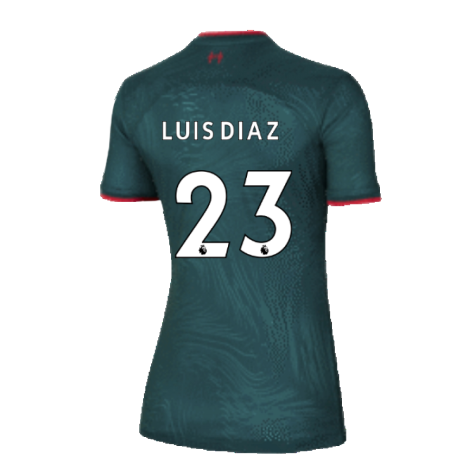 2022-2023 Liverpool Third Shirt (Ladies) (LUIS DIAZ 23)