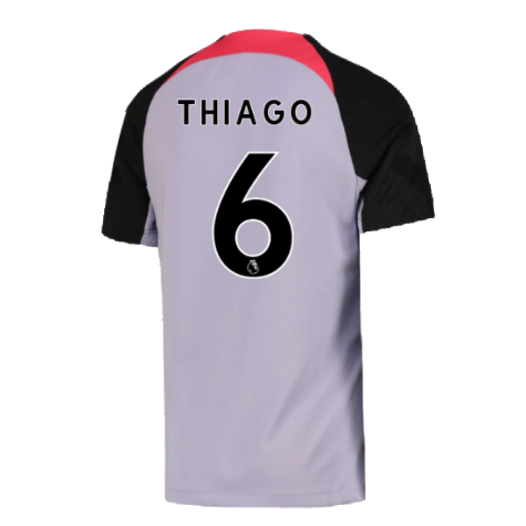 2022-2023 Liverpool Training Shirt (Purple Dawn) - Kids (THIAGO 6)