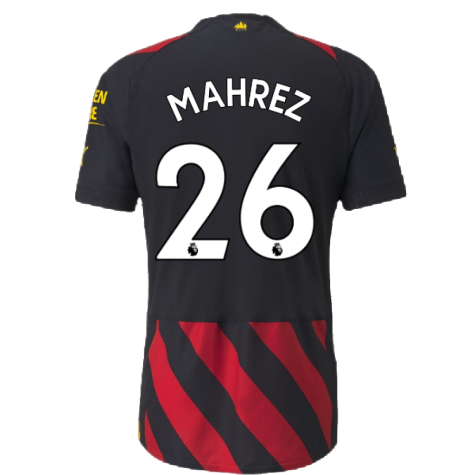 2022-2023 Man City Authentic Away Shirt (MAHREZ 26)