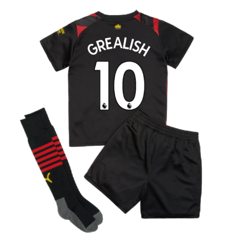 2022-2023 Man City Away Mini Kit (GREALISH 10)