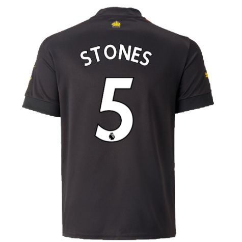 2022-2023 Man City Away Shirt (Kids) (STONES 5)