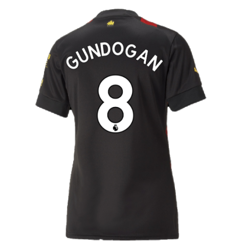 2022-2023 Man City Away Shirt (Ladies) (GUNDOGAN 8)