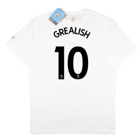 2022-2023 Man City Chinese New Year Tee (White) (Grealish 10)