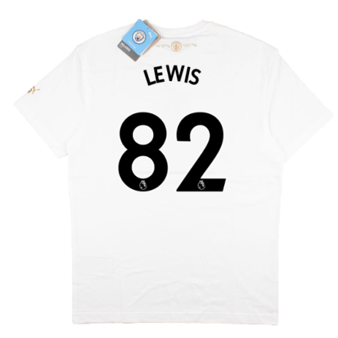 2022-2023 Man City Chinese New Year Tee (White) (Lewis 82)