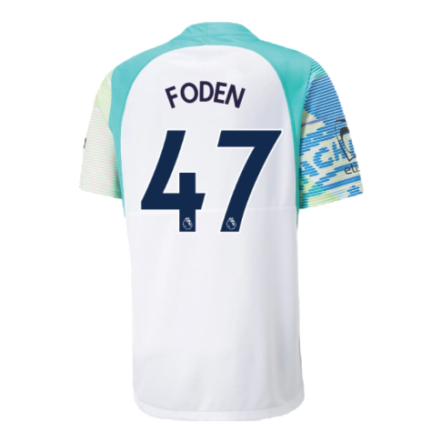 2022-2023 Man City Gameday Jersey (White) (FODEN 47)