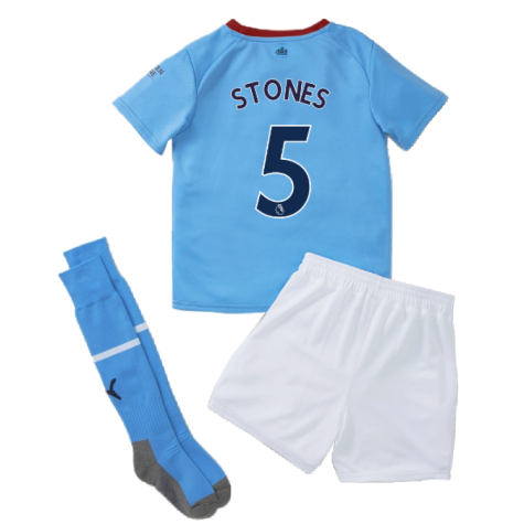 2022-2023 Man City Home Mini Kit (STONES 5)