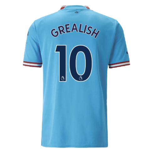 2022-2023 Man City Home Shirt (GREALISH 10)