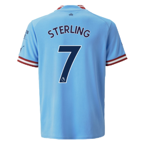 2022-2023 Man City Home Shirt (Kids) (STERLING 7)