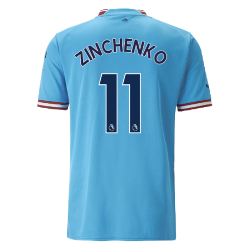 2022-2023 Man City Home Shirt (ZINCHENKO 11)