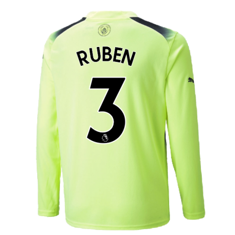 2022-2023 Man City Long Sleeve Third Shirt (RUBEN 3)