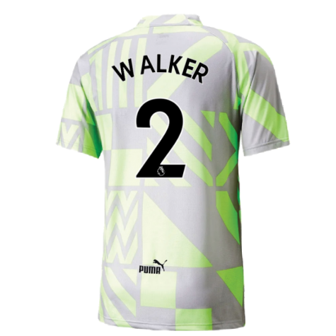 2022-2023 Man City Pre-Match Jersey (Grey Violet) (WALKER 2)