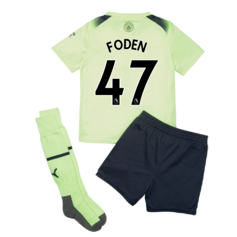 2022-2023 Man City Third Mini Kit (FODEN 47)