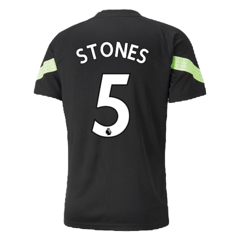 2022-2023 Man City Training Jersey (Black) (STONES 5)