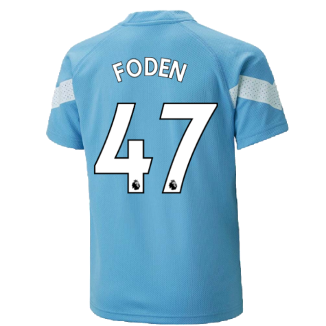 2022-2023 Man City Training Jersey (Light Blue) (FODEN 47)