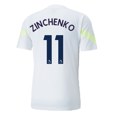 2022-2023 Man City Training Jersey (White) (ZINCHENKO 11)