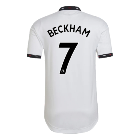 2022-2023 Man Utd Authentic Away Shirt (BECKHAM 7)