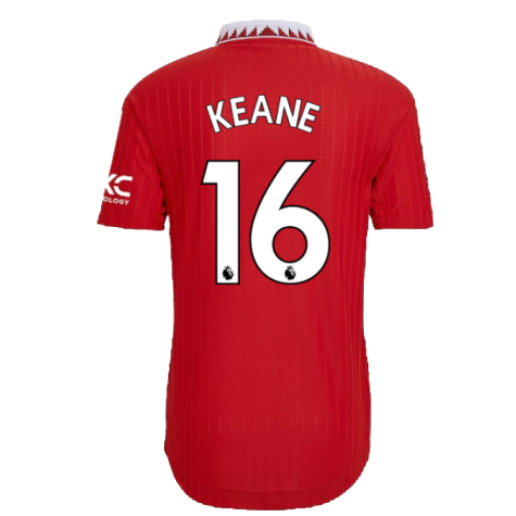 2022-2023 Man Utd Authentic Home Shirt (KEANE 16)