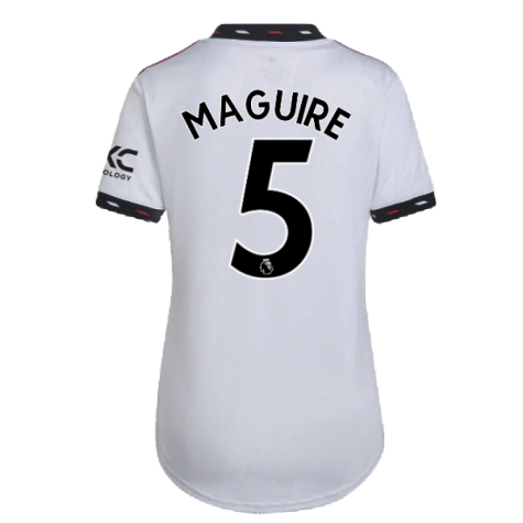 2022-2023 Man Utd Away Shirt (Ladies) (MAGUIRE 5)