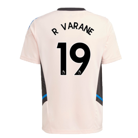 2022-2023 Man Utd Convido 22 Training Tee (Pink) (R VARANE 19)