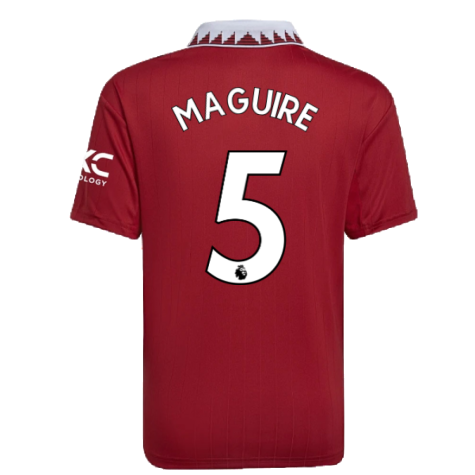 2022-2023 Man Utd Home Shirt (Kids) (MAGUIRE 5)