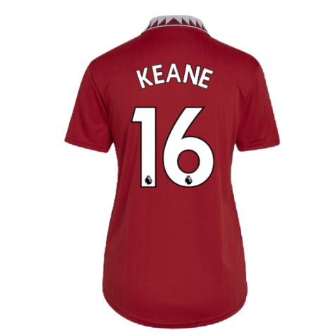 2022-2023 Man Utd Home Shirt (Ladies) (KEANE 16)