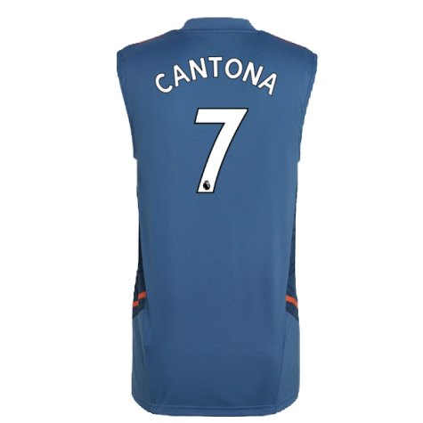 2022-2023 Man Utd Sleeveless Jersey (Blue) (CANTONA 7)