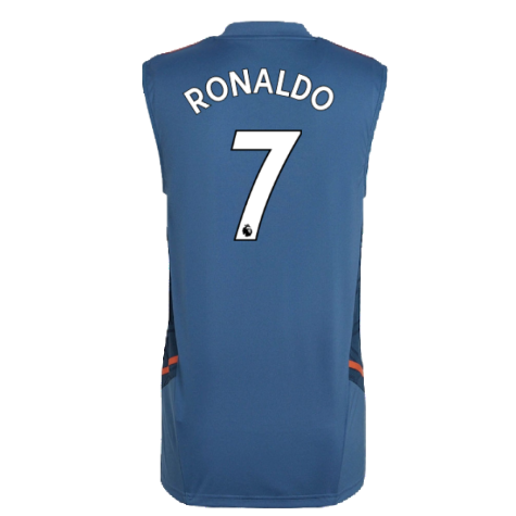2022-2023 Man Utd Sleeveless Jersey (Blue) (RONALDO 7)
