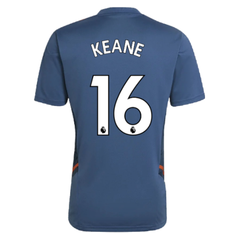 2022-2023 Man Utd Training Shirt (Blue) (KEANE 16)