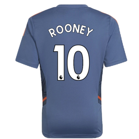 2022-2023 Man Utd Training Shirt (Blue) - Kids (ROONEY 10)