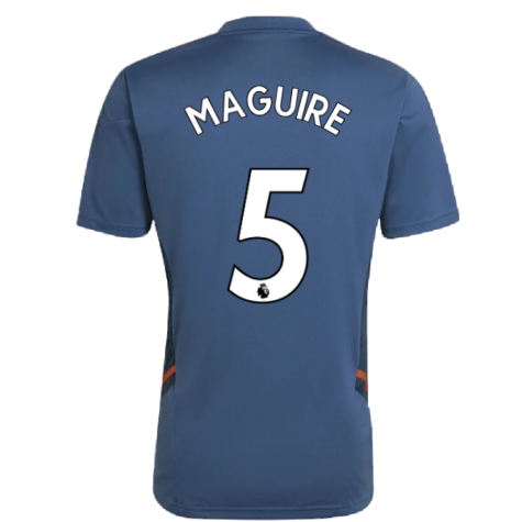 2022-2023 Man Utd Training Shirt (Blue) (MAGUIRE 5)