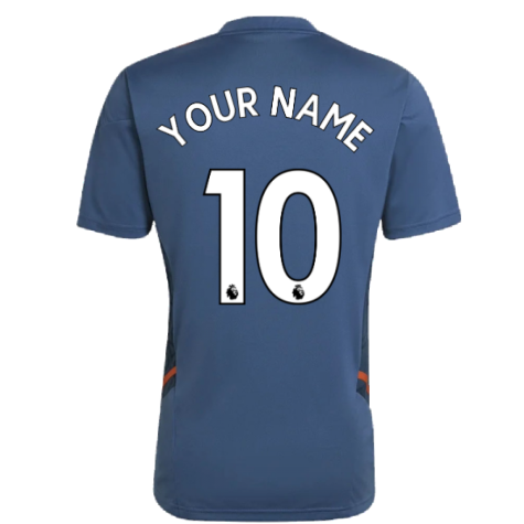 2022-2023 Man Utd Training Shirt (Blue) (Your Name)