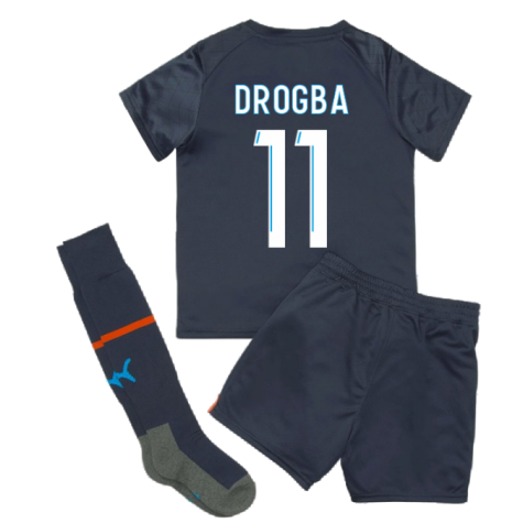 2022-2023 Marseille Away Mini Kit (DROGBA 11)