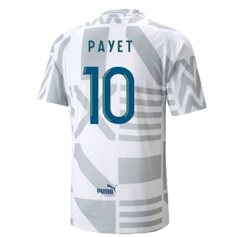 2022-2023 Marseille Pre-Match Jersey (White) (PAYET 10)