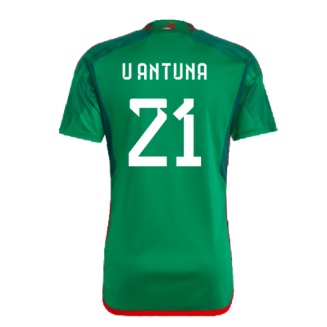 2022-2023 Mexico Home Shirt (U ANTUNA 21)